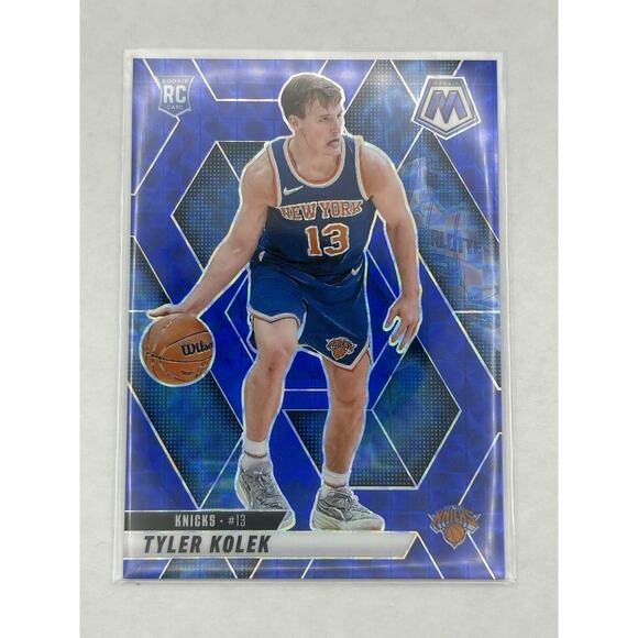 2024-25 Panini Mosaic - Rookies Tyler Kolek #208 Blue Mosaic Prizm /199 (RC) - Picture 1 of 2